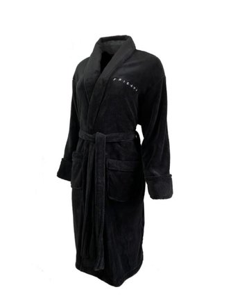 Dámský župan Friends|Přátelé: Logo (univerzální) černý