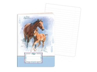 Sešit A5 Wild horses, linkovaný, 40 listů