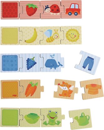 Haba Dřevěné puzzle na učení barev a přiřazování 20 ks od 2 let