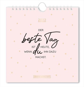 Postkartenkalender 2022 \"Der beste Tag\"
