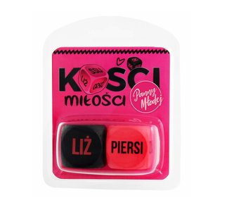Kości Miłości Panny Młodej (różowo-czarne)