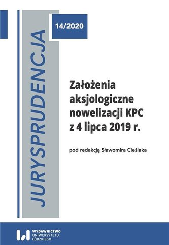 Jurysprudencja 14/2020 Jurysprudencja 14/2020