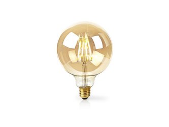 Smart žárovka LED E27 5W bílá teplá NEDIS WIFILF10GDG125 WiFi SmartLife