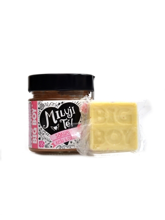 BigBoy - Miluji tě sakura kešu ruby  250g s čoko
