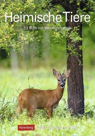 Heimische Tiere 2022 Wochenplaner
