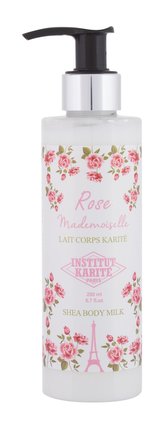 Institut Karite Shea Body Milk Tělové mléko Rose Mademoiselle 200 ml pro ženy
