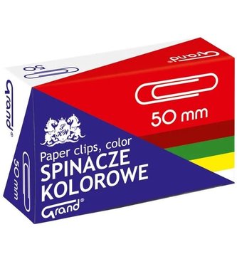 Spinacz kolor 50mm 50szt GRAND
