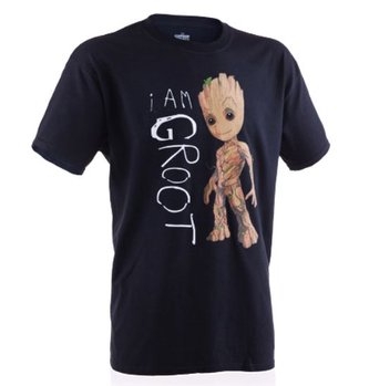 Pánské tričko Guardians Of The Galaxy 2|Strážci Galaxie 2: I Am Groot Scribbles (M) černé