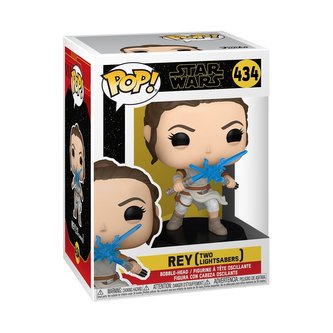 Funko POP Star Wars: SWEp9- Rey w/2 Light Sabers