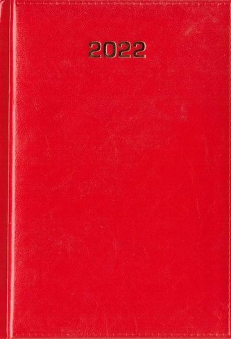 Kalendarz 2022 Dzienny A5 Baladek czerwony ANIEW
