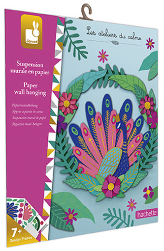 Janod Atelier Páv dekorace na zeď Mini 7+