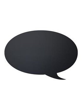 Tabule Securit Silhouette BOARD BUBBLE na popis křídou na stěnu + popisovač