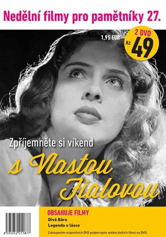 Nedělní filmy pro pamětníky 27. - Vlasta Fialová - 2 DVD pošetka