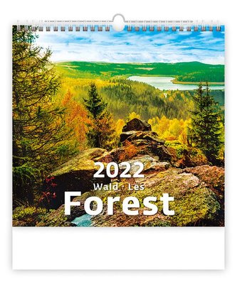 Kalendář nástěnný 2022 - Forest/Wald/Les