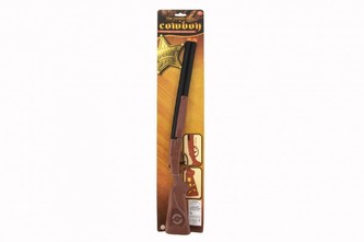 Pistole/Brokovnice kovbojská klapací plast 50cm na kartě