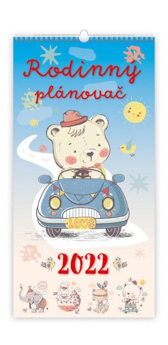 Kalendář nástěnný 2022 - Rodinný plánovač