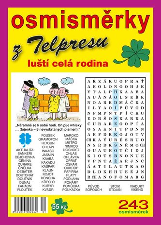 Osmisměrky z Telpresu luští celá rodina 1/21 - 243 osmisměrek