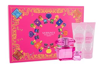 Versace Bright Crystal parfémovaná voda 90 ml + sprchový gel 100 ml + parfémovaná voda 5 ml + tělové mléko 100 ml