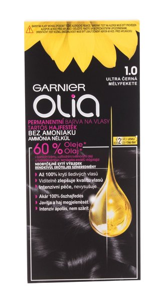 Garnier Olia Barva na vlasy 50 g 1,0 Deep Black pro ženy