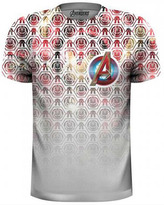 Pánské tričko Marvel|Avengers: Icons Pattern (L) bavlna
