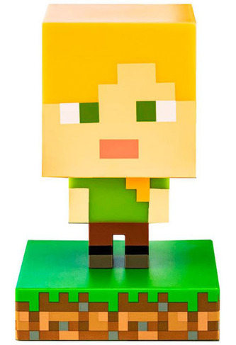 Dekorativní svítící plastová figurka Minecraft: Alex (výška 10 cm)