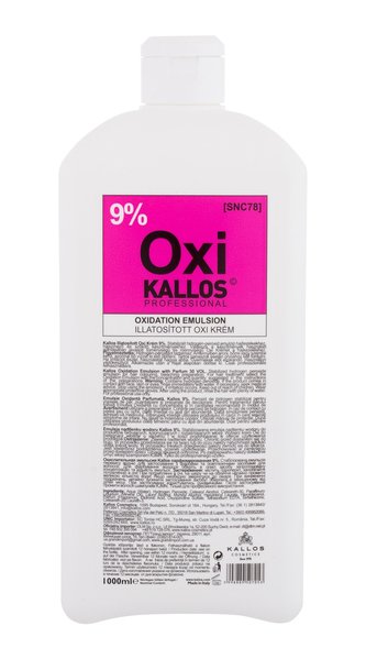 Kallos Cosmetics Oxi Barva na vlasy 1000 ml 9% pro ženy