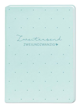 Terminplaner Lederlook A5 \"Mint\" 2022