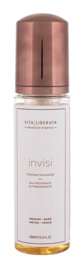Vita Liberata Invisi Samoopalovací přípravek Foaming Tan Water 200 ml Medium-Dark pro ženy