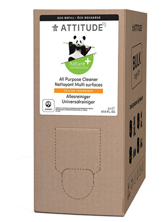 ATTITUDE Univerzální čistič ATTITUDE s vůní citronové kůry - náhradní kanystr 2 l