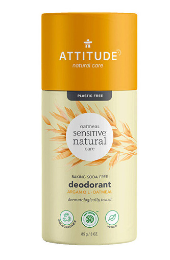 ATTITUDE Přírodní tuhý deodorant - pro citlivou a atopickou pokožku - s arganovým olejem 85 g