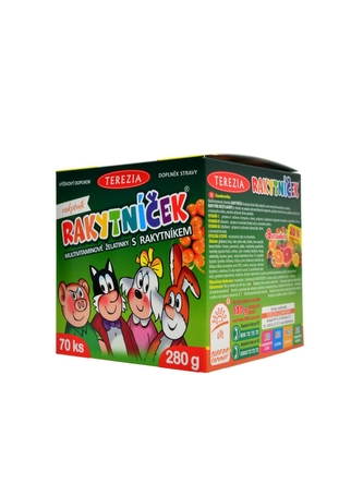 Terezia - Rakytníček multi. želatinky s rakytníkem 70 - s rakytníkem original