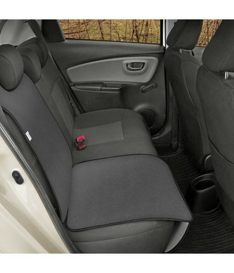 Podložka ochranná pod autosedačku JUNIOR Artificial Leather SIXTOL šedá