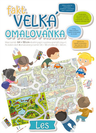 Fakt velká omalovánka Les