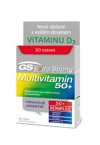 GreenSwan GS Extra Strong Multivitamin 50+, 30 tablet