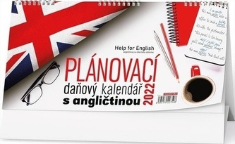 Plánovací daňový kalendář s angličtinou - Stolní kalendář