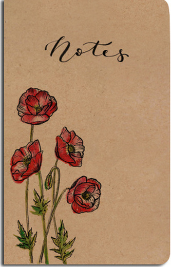 Notes linkovaný Vlčí máky A5