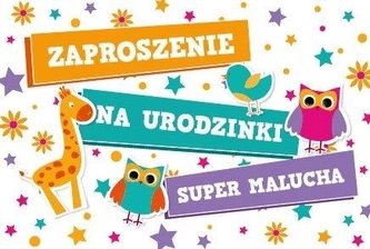 Zaproszenie Urodziny ZA-15 (10szt.)