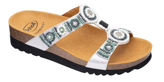 Scholl Zdravotní obuv - NEW BOGOTA`SatinBds-W - Silver/Multi 42