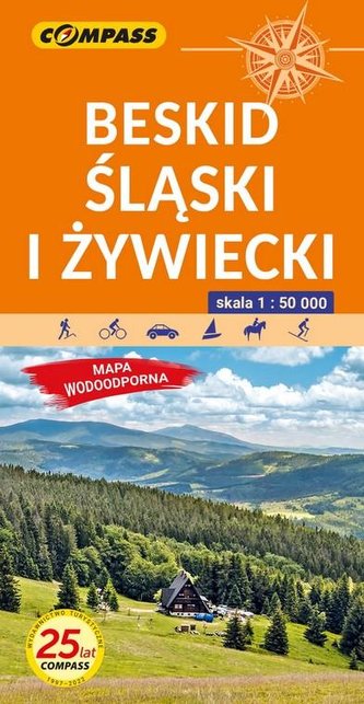 Mapa tur. - Beskid Śląski i Żywiecki 1:50 000