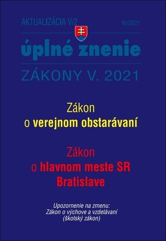 Aktualizácia V-2/2021 Štátna služba, informačné technológie verejnej správy