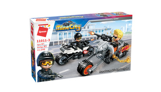 Qman Mine City Police 11011-3 Upravené motorky