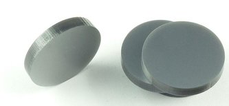 Znaczniki akryl srebrne okrągłe 22x3mm 10szt Znaczniki akryl srebrne okrągłe 22x3mm 10szt