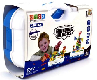 Konstrukcje przestrzenne walizka 266 el.