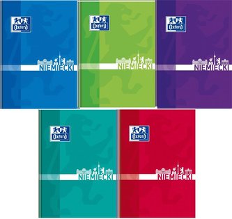 Brulion A5/80K kratka Niemiecki (5szt) OXFORD