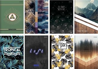 Brulion A5/96K linia MO Megamix (5szt)