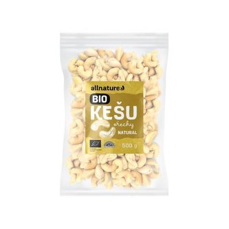 Allnature Kešu jádra BIO 500 g
