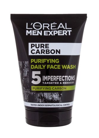 L´Oréal Paris Men Expert Čisticí gel Pure Carbon 100 ml Purifying Daily Face Wash pro muže