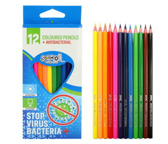Pastelky ANTIBAKTERIÁLNÍ 12 barev
