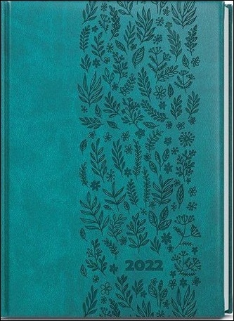 Denní diář B6 Vivella s ražbou Tyrkysová