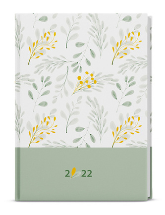 Týdenní diář B6 Lamino Bílý